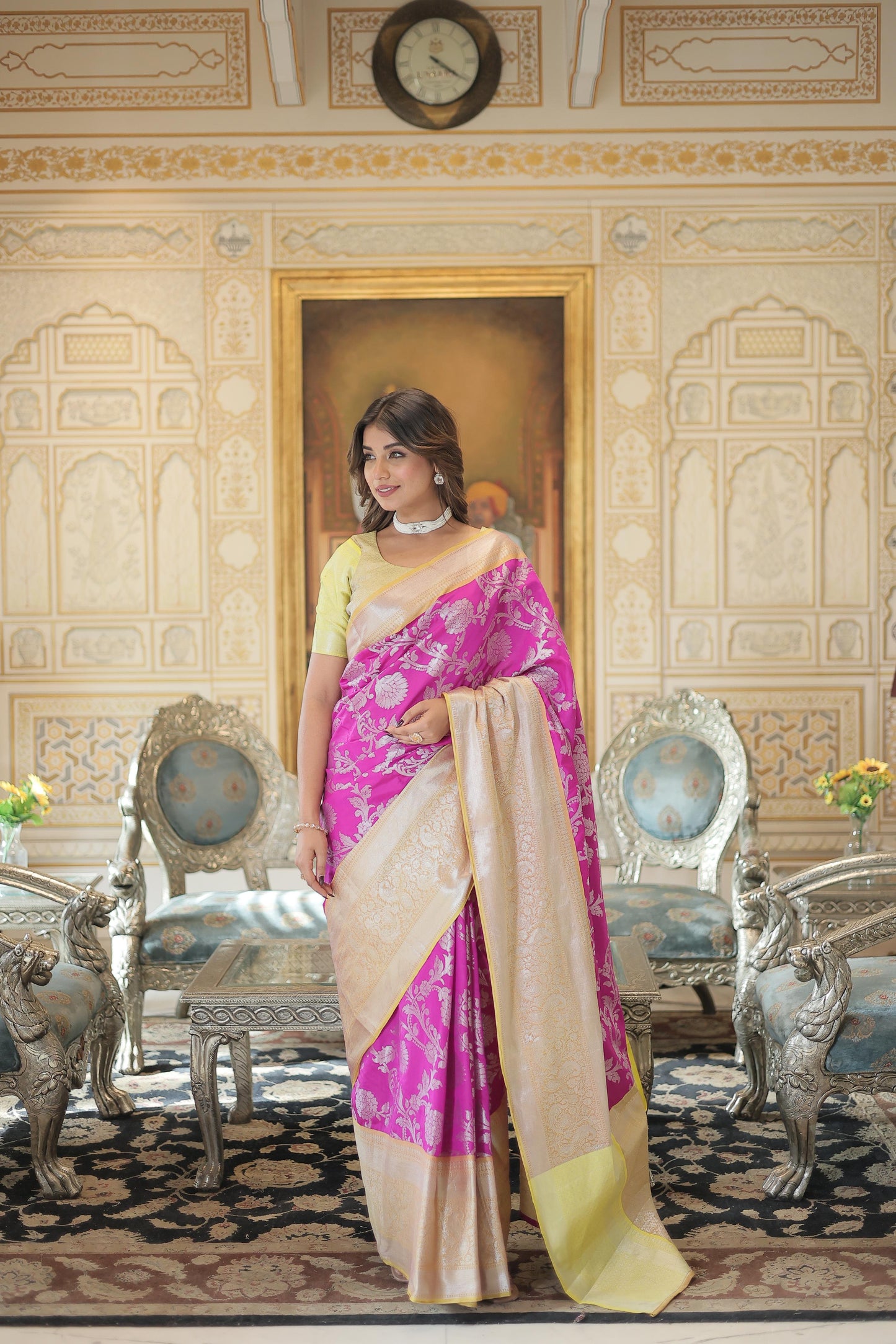 PREMIUM DESIGNER KANJIVARM STYLE SAREE