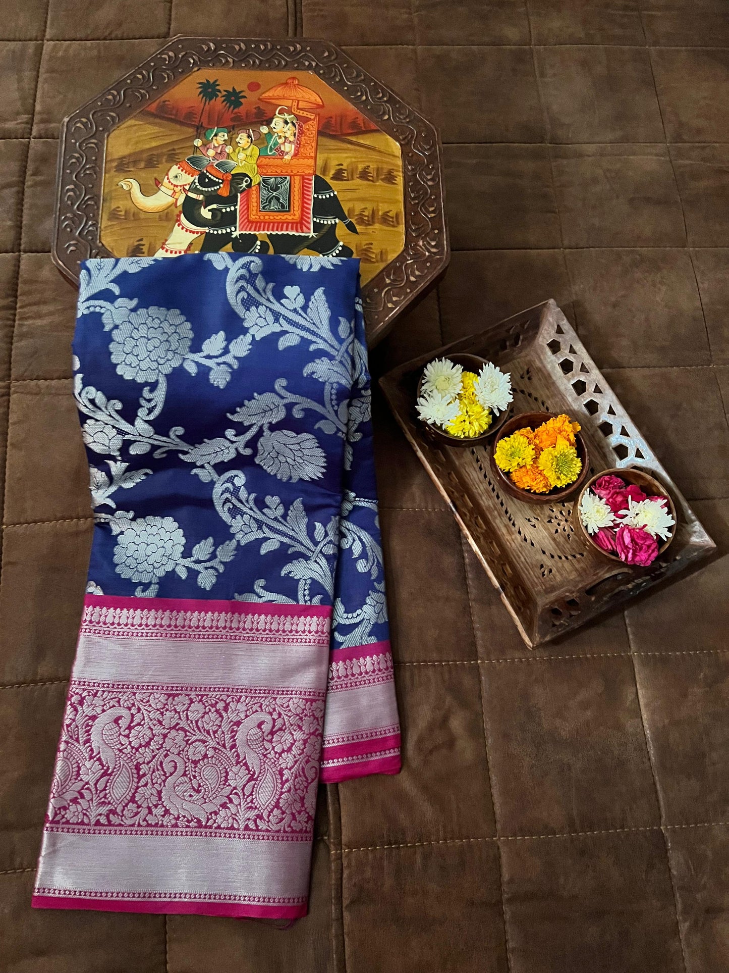 PREMIUM DESIGNER KANJIVARM STYLE SAREE