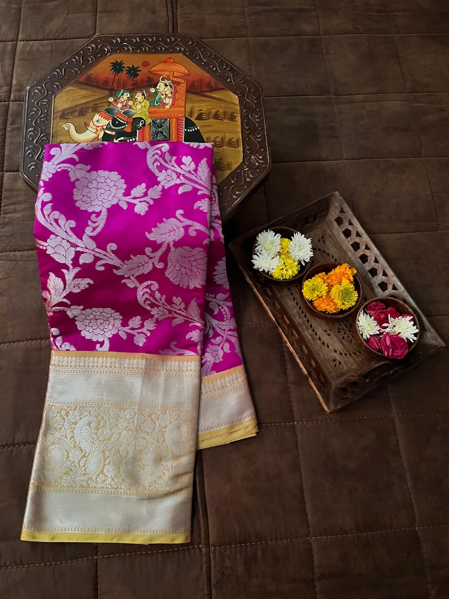 PREMIUM DESIGNER KANJIVARM STYLE SAREE