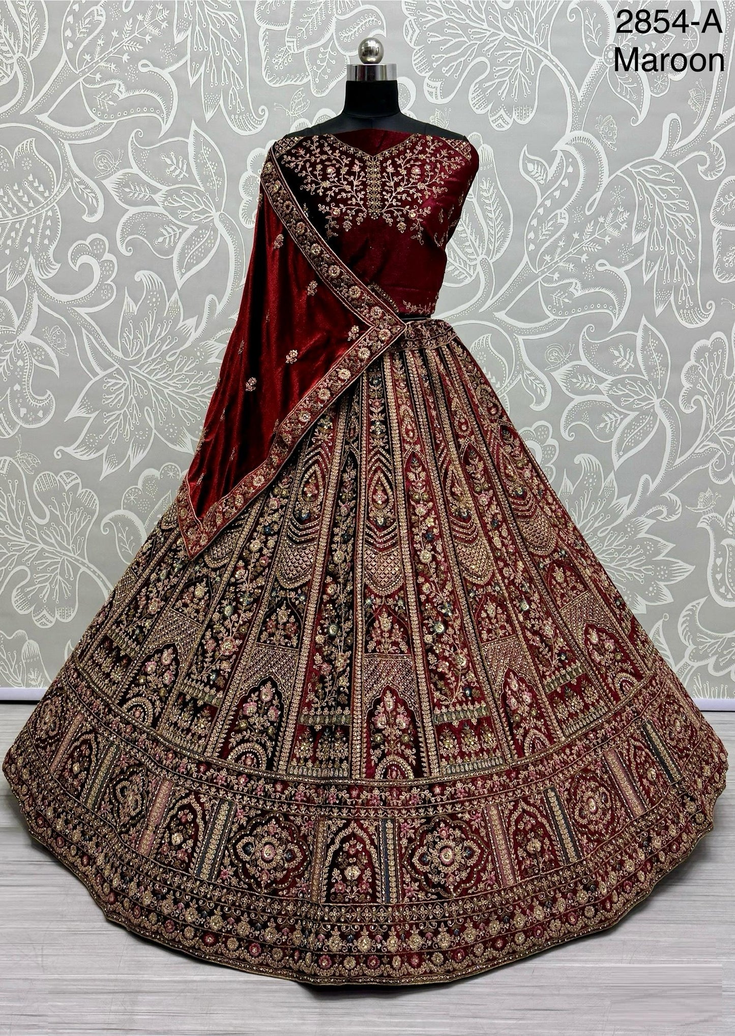 Graceful Premium Thread work & Embroidered Lehanga