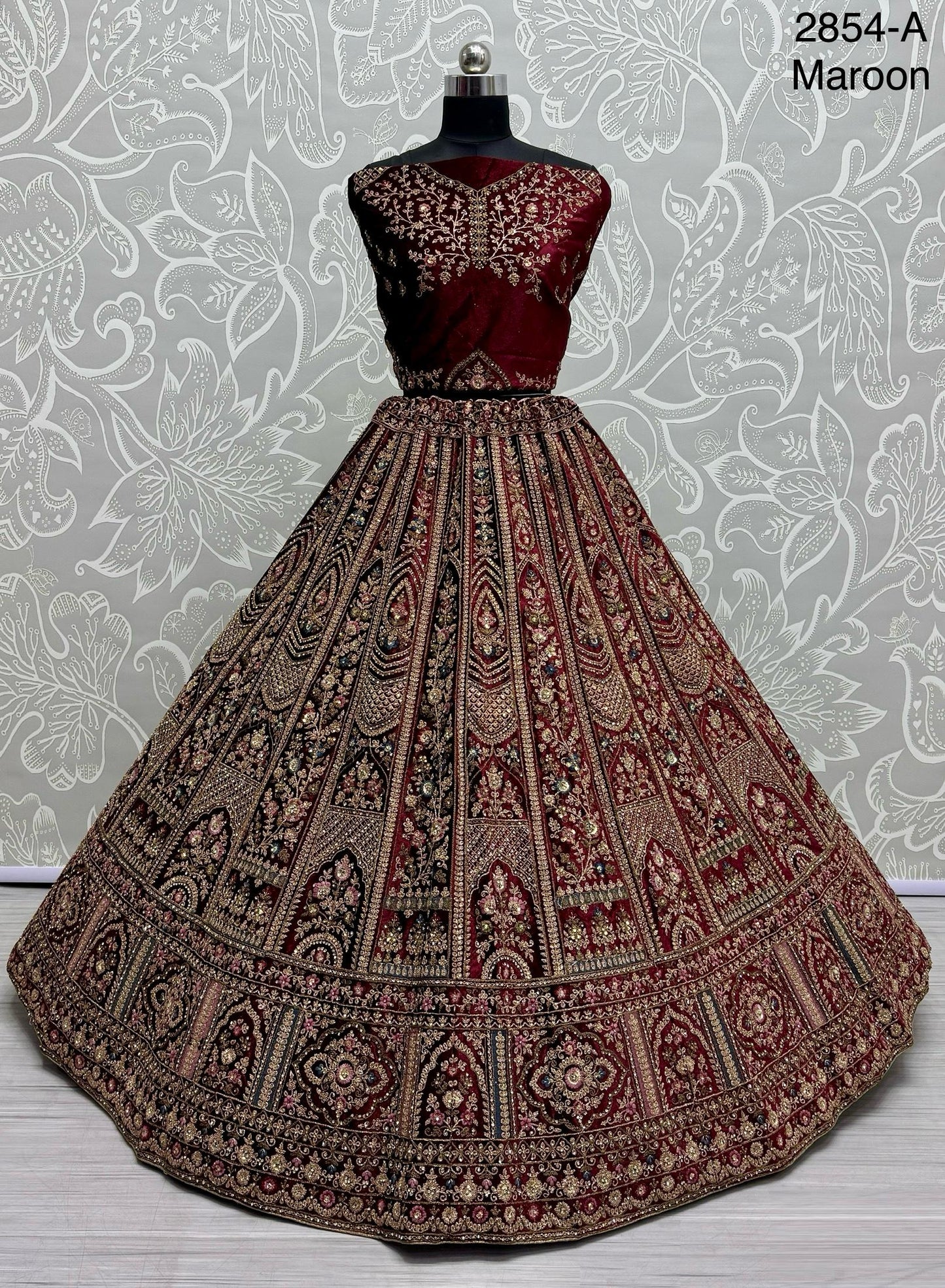 Graceful Premium Thread work & Embroidered Lehanga