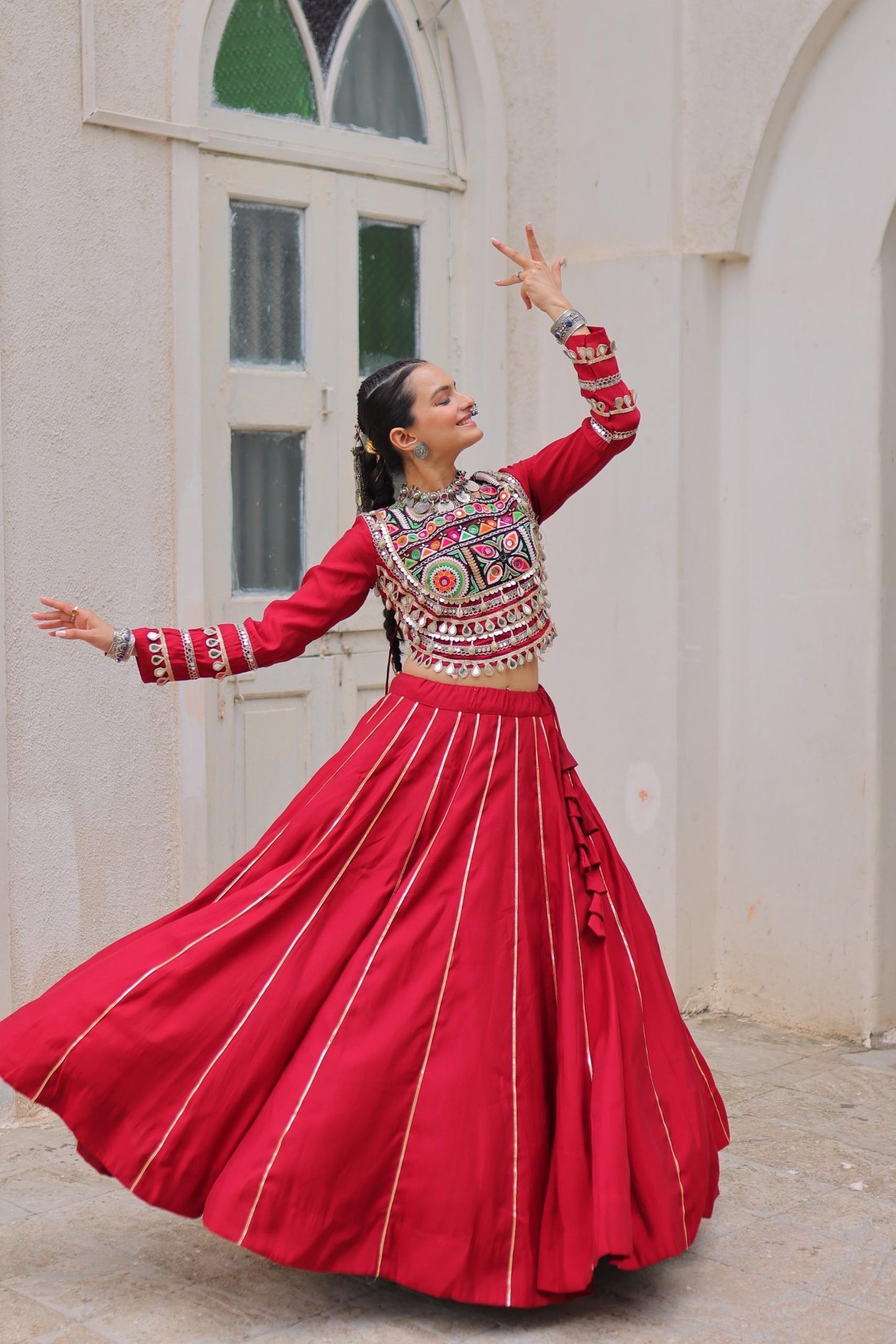 Tradtional & Spirtial Navratri Lehanga Choli