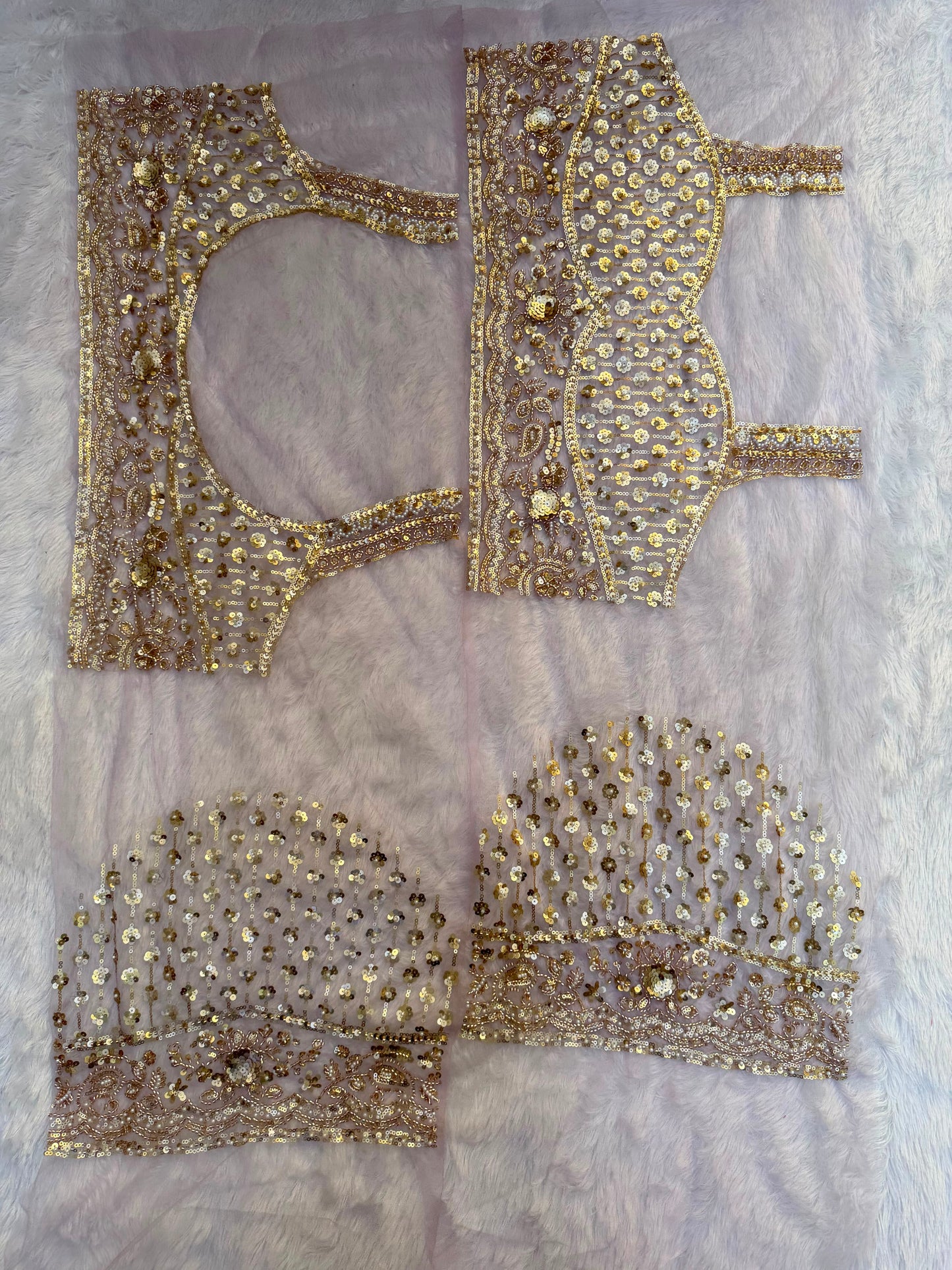 Ethereal Designer Beads &amp; Sequins Saree