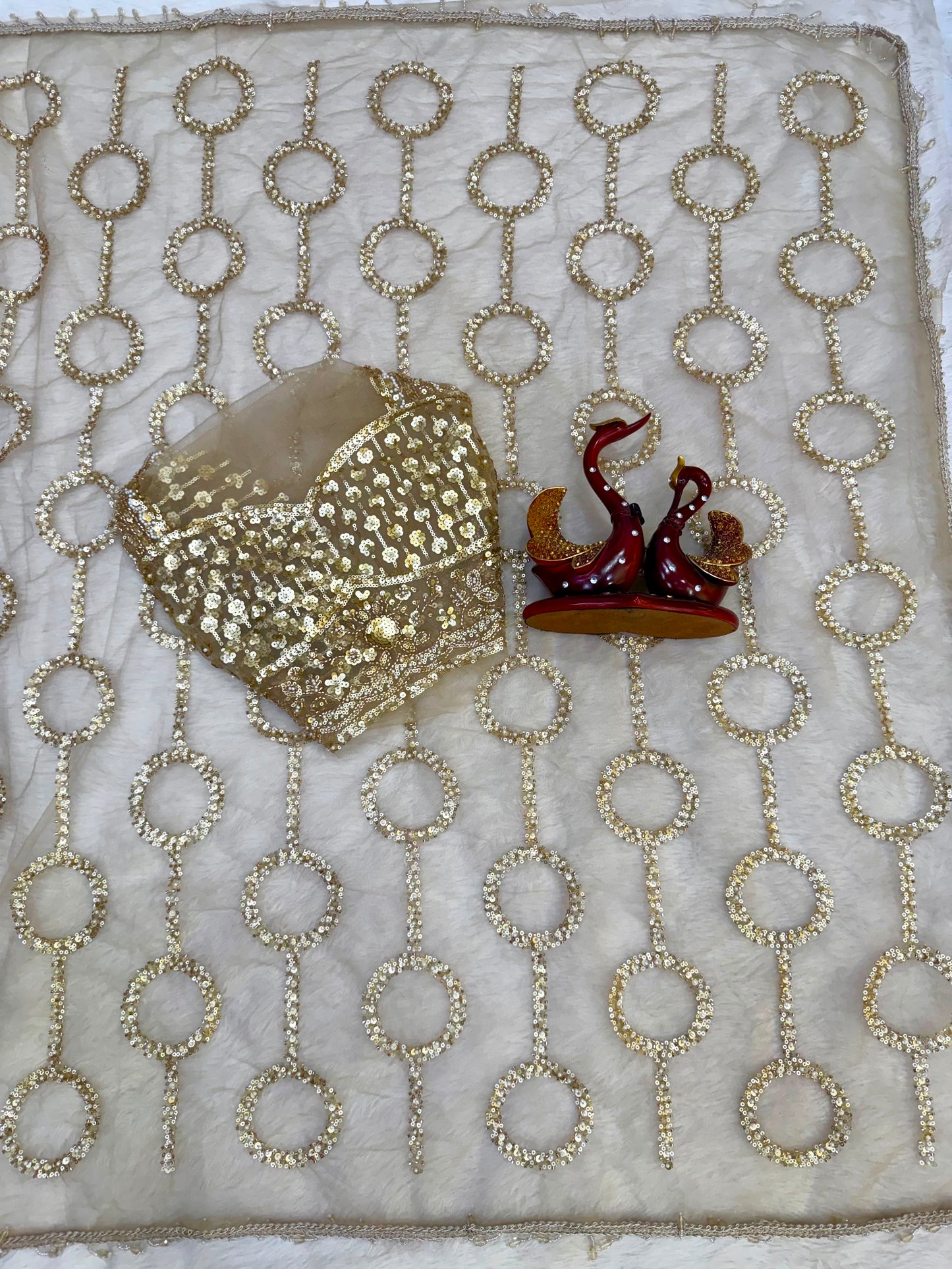 Ethereal Designer Beads &amp; Sequins Saree
