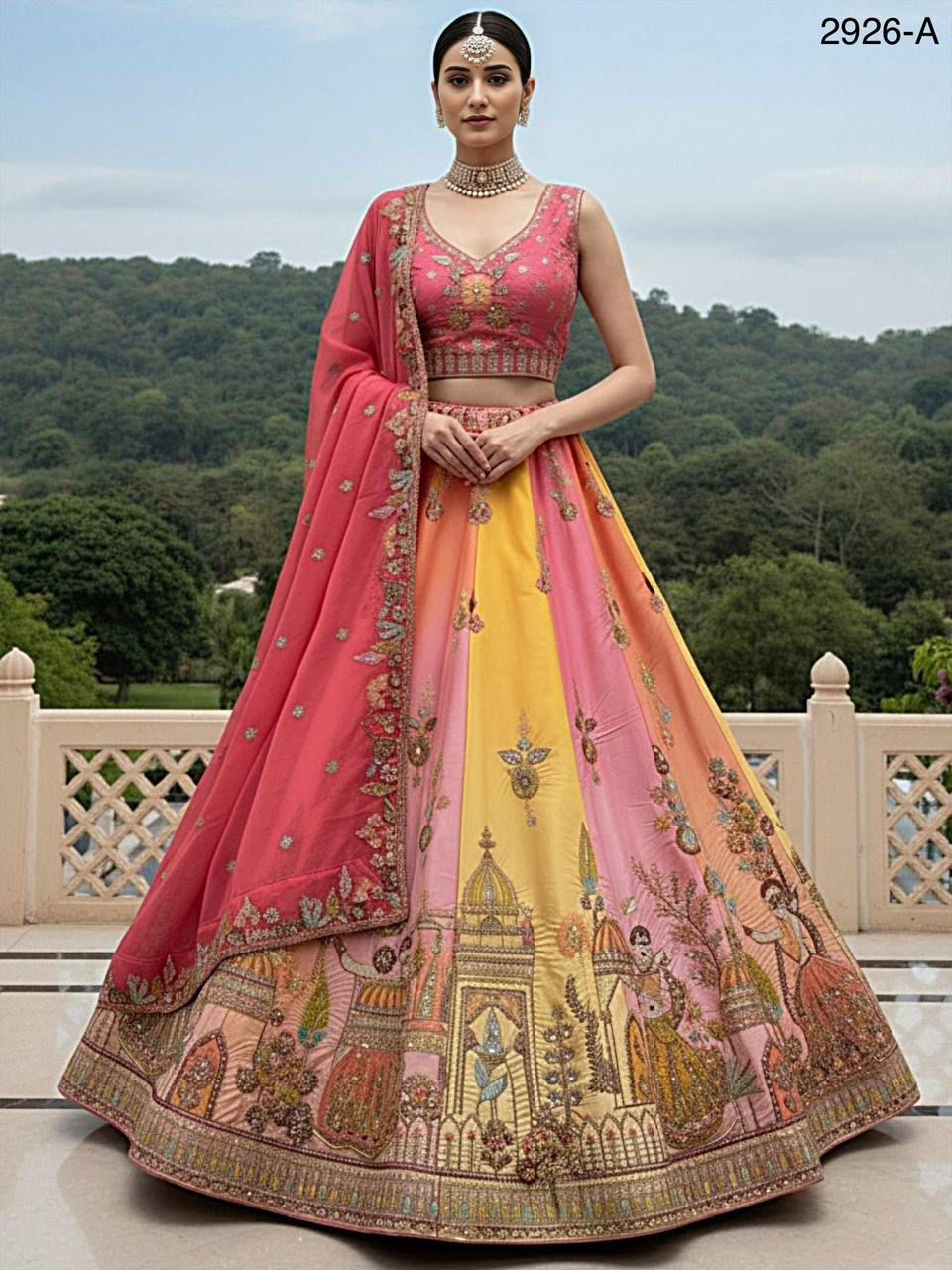 Exceptional Craft Embroidery Premium Lehanga
