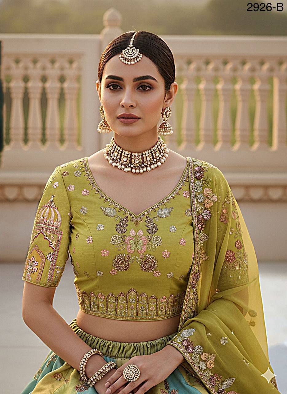 Exceptional Craft Embroidery Premium Lehanga