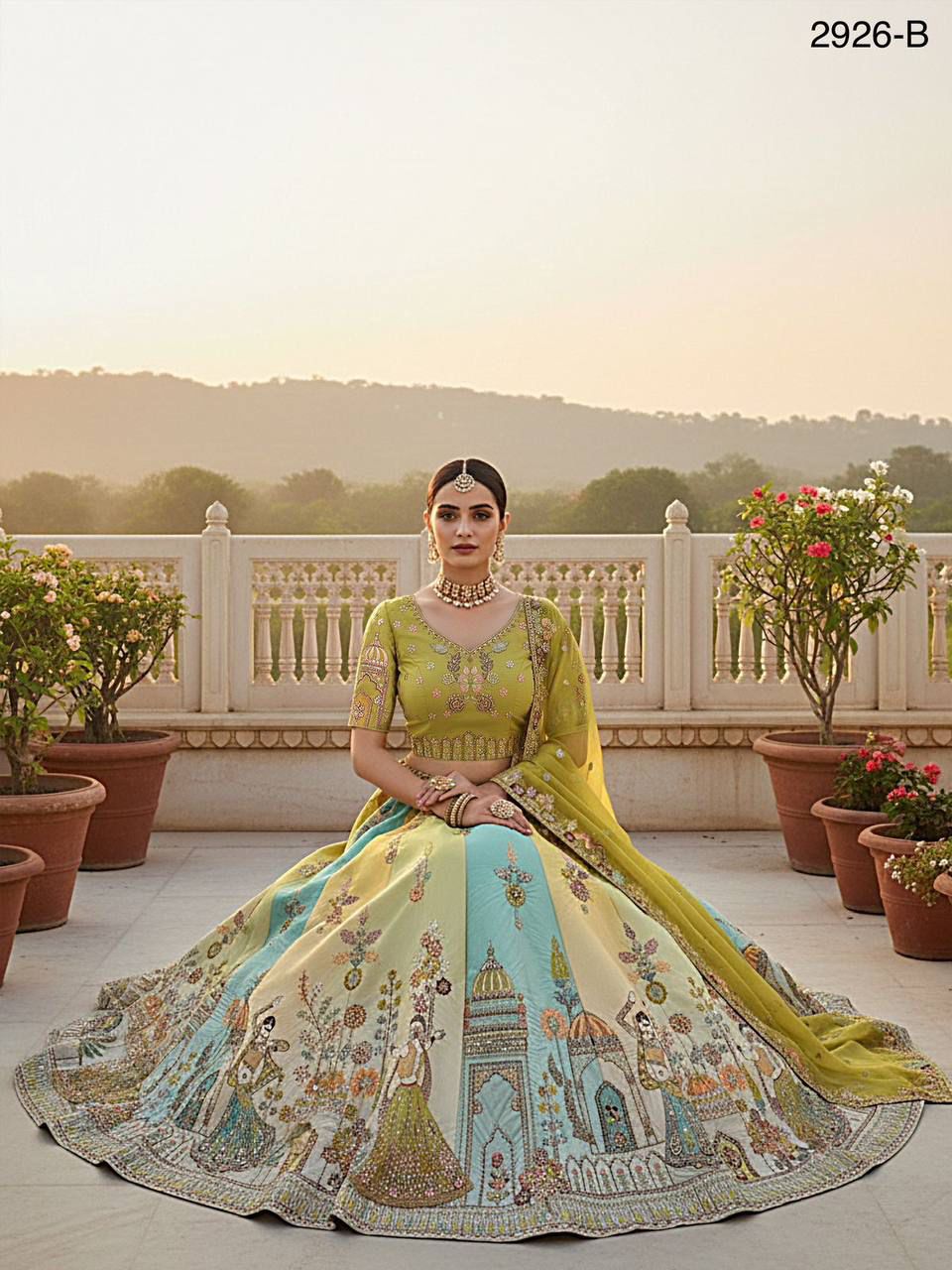 Exceptional Craft Embroidery Premium Lehanga