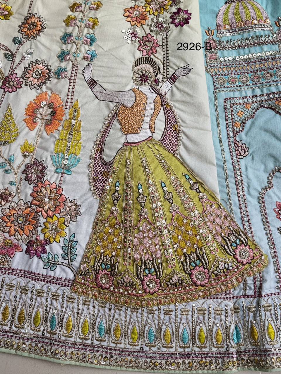 Exceptional Craft Embroidery Premium Lehanga
