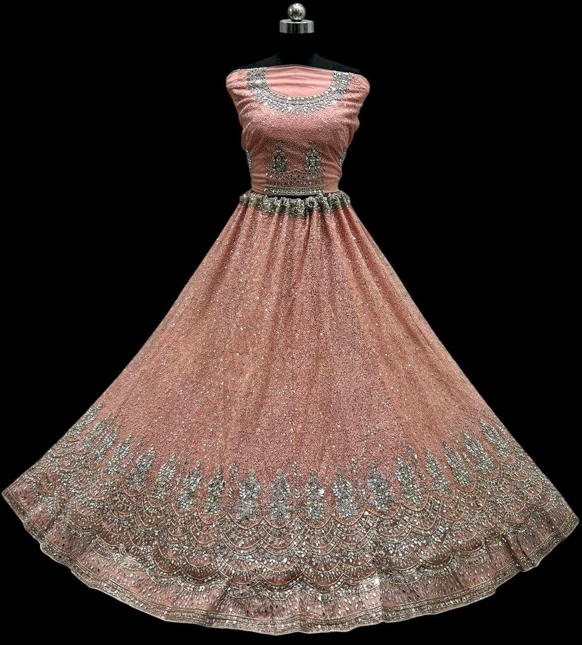 Real Mirror Work Wedding Lehenga choli