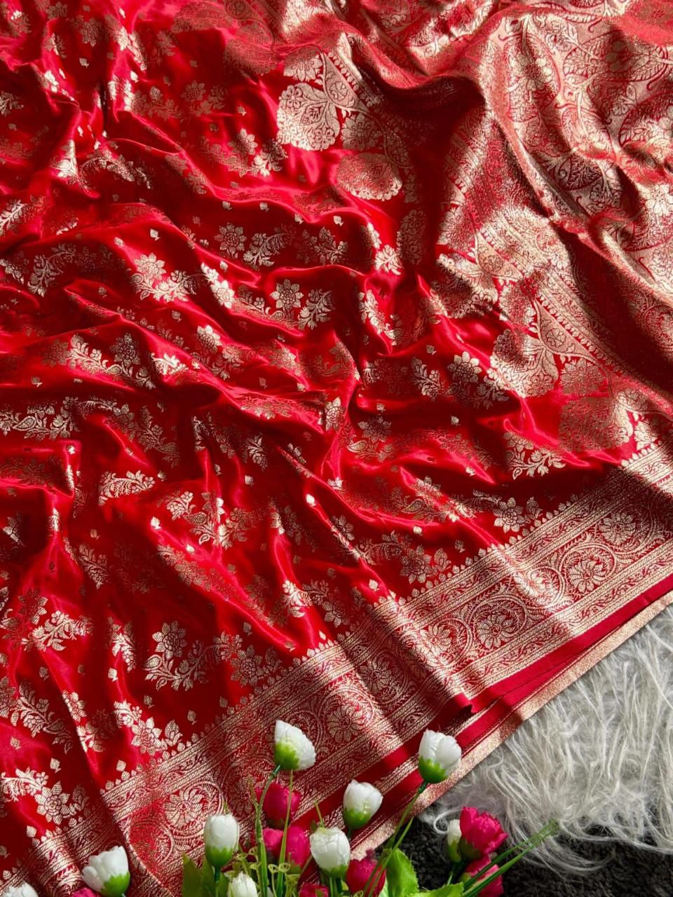 Drape of Royalty Banarasi Mashru Silk Saree