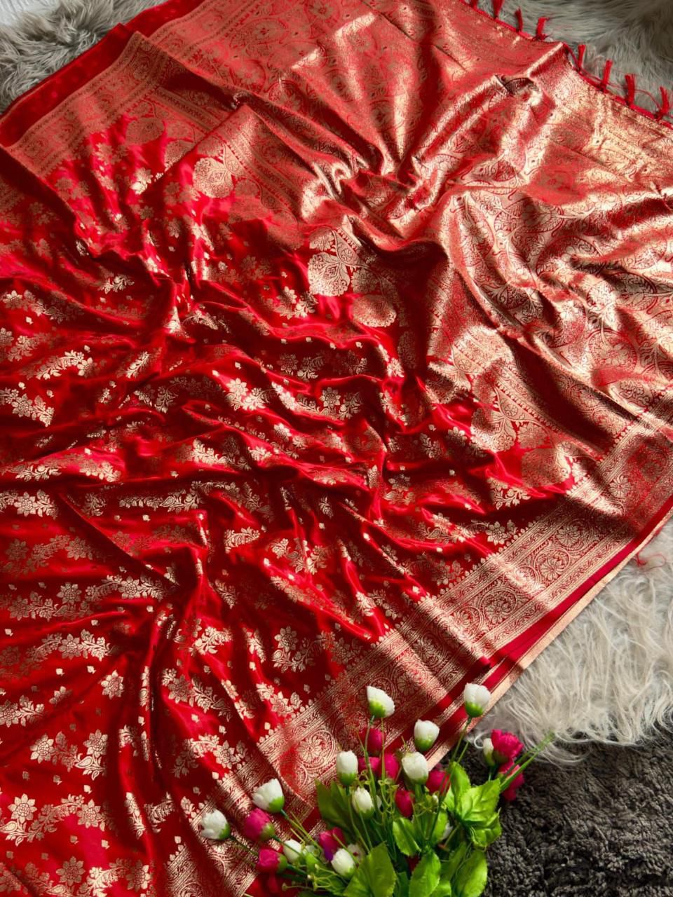 Drape of Royalty Banarasi Mashru Silk Saree