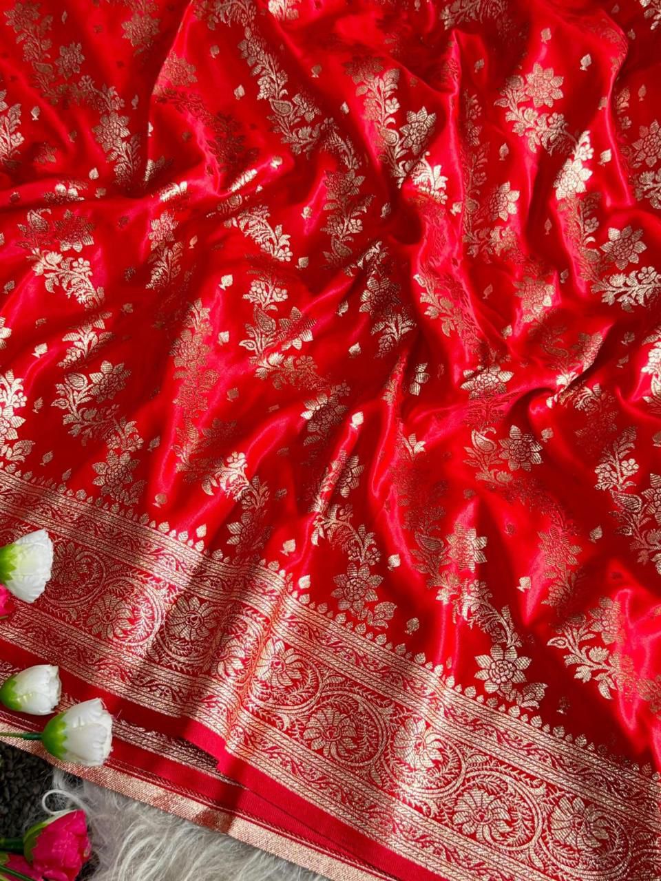 Drape of Royalty Banarasi Mashru Silk Saree