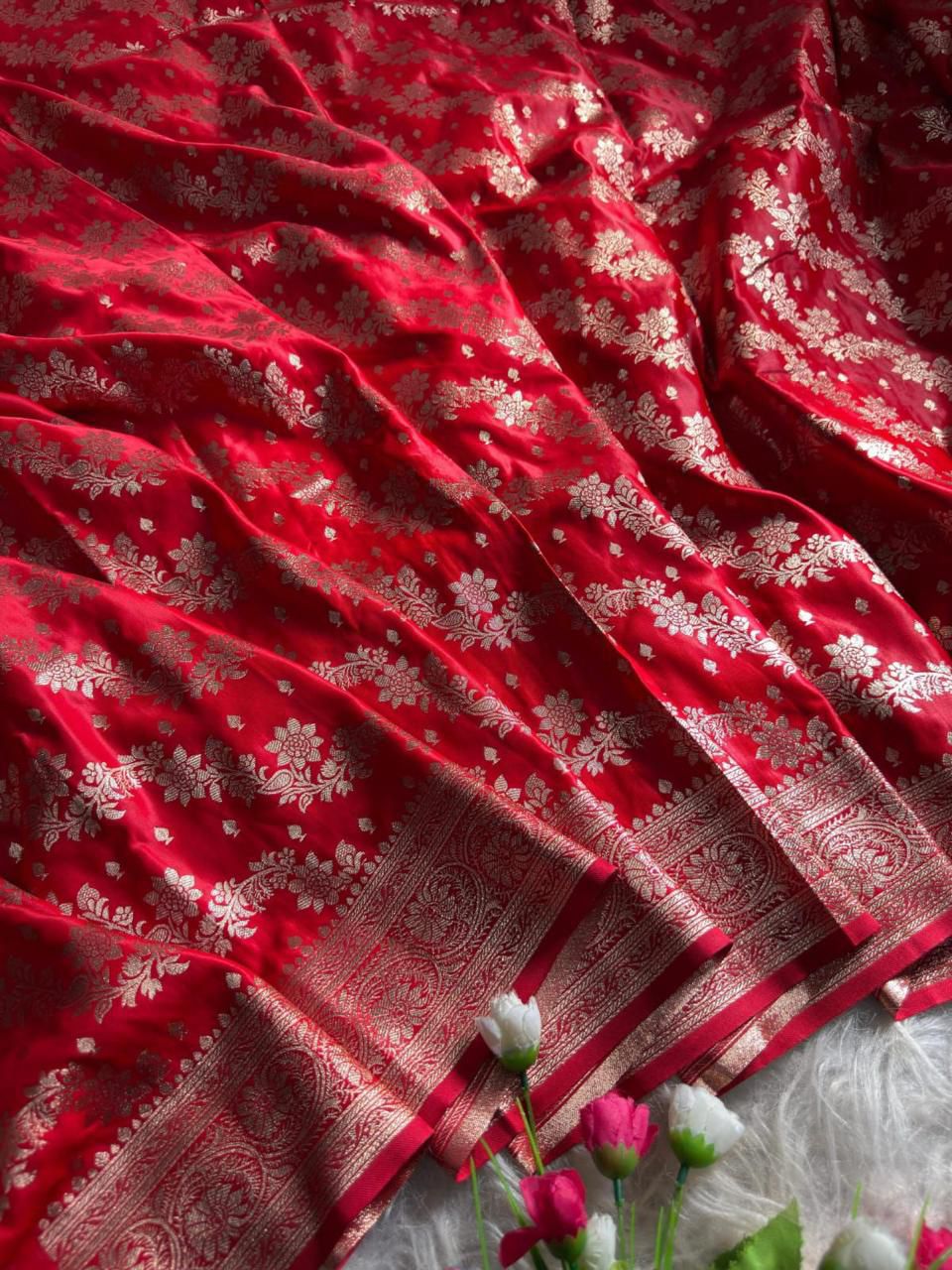 Drape of Royalty Banarasi Mashru Silk Saree