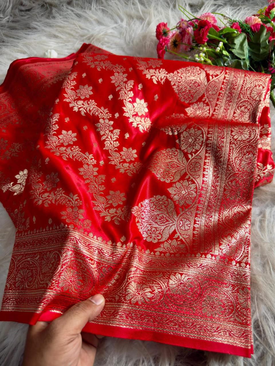 Drape of Royalty Banarasi Mashru Silk Saree