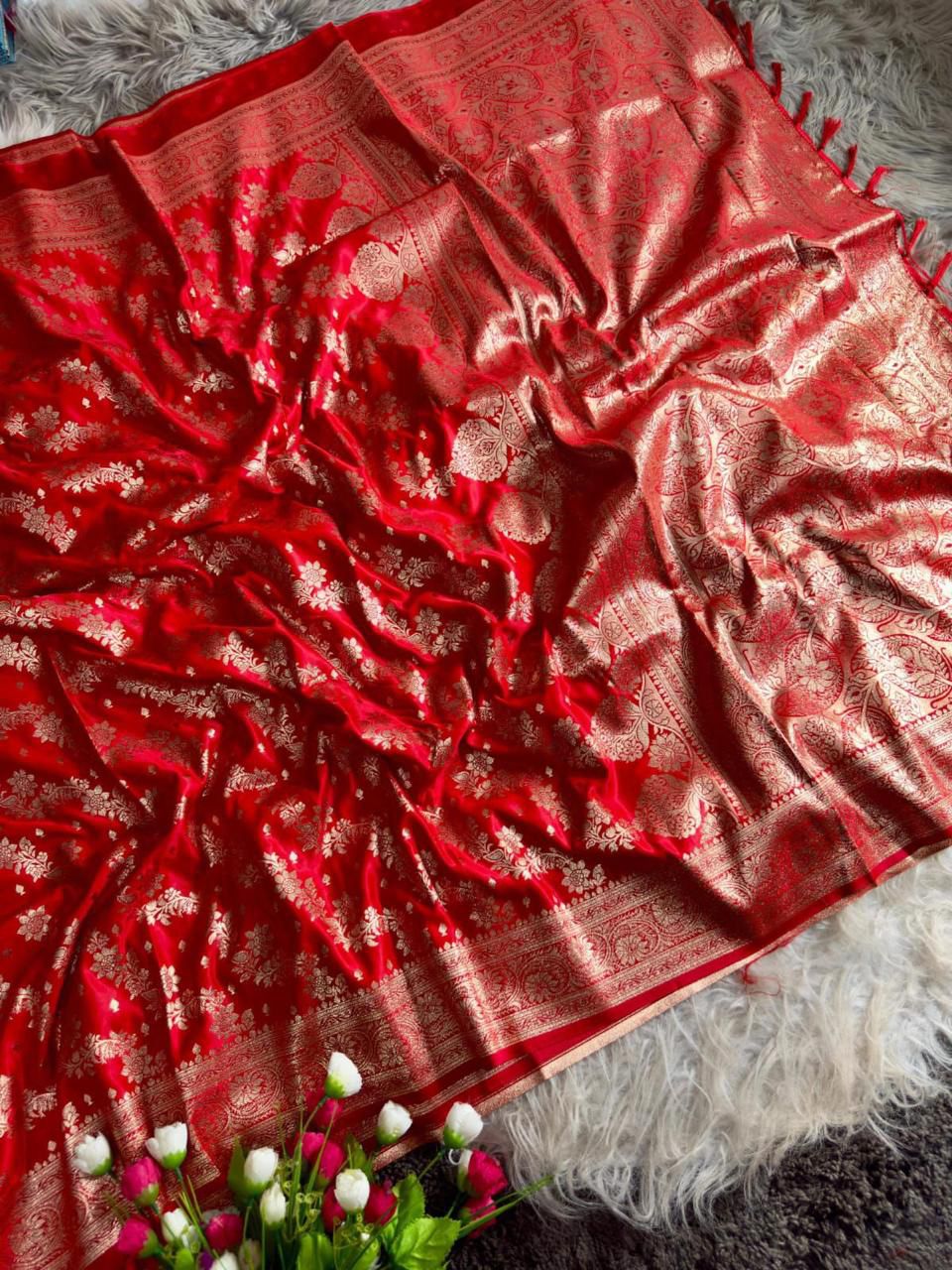 Drape of Royalty Banarasi Mashru Silk Saree