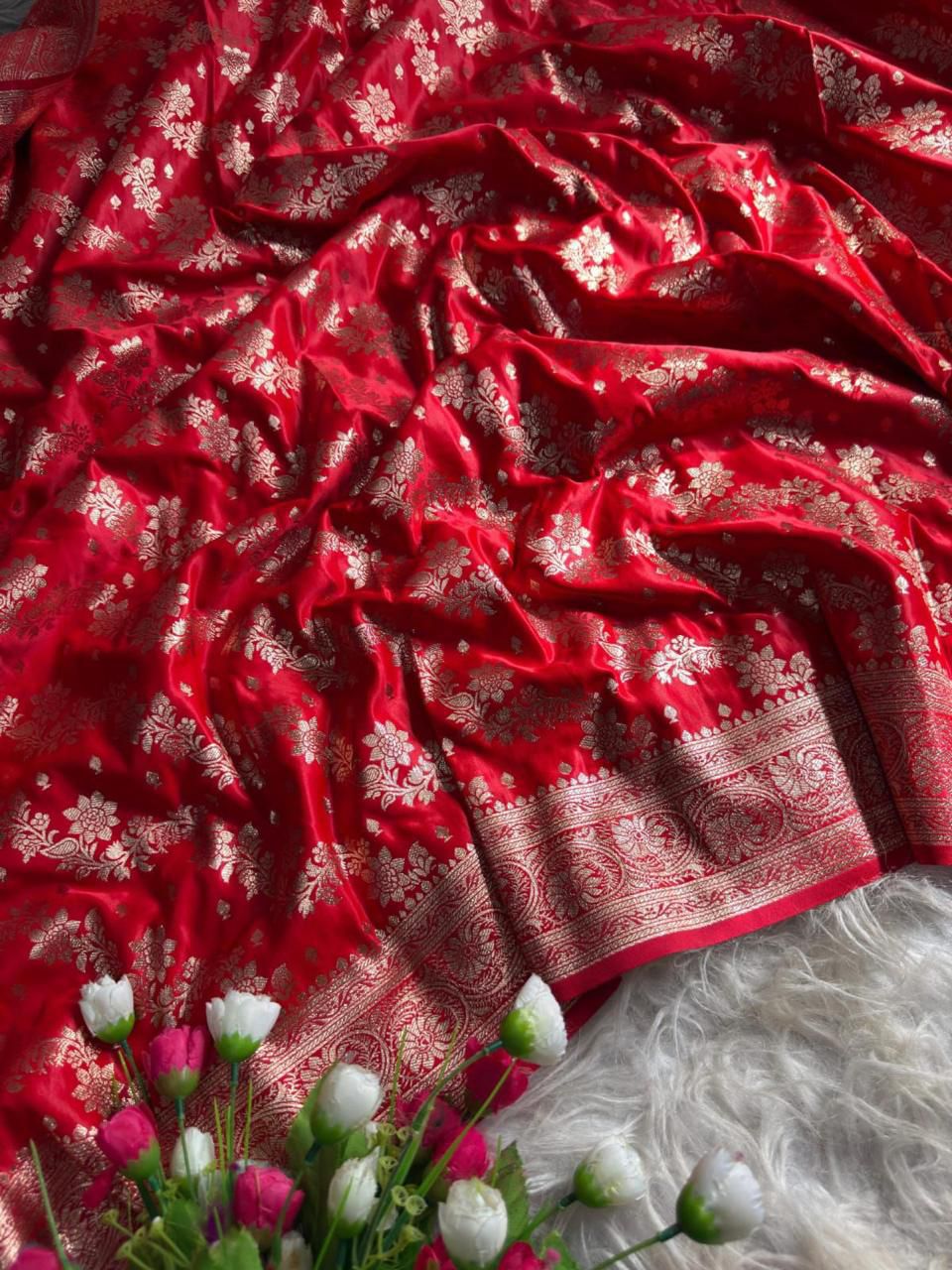 Drape of Royalty Banarasi Mashru Silk Saree