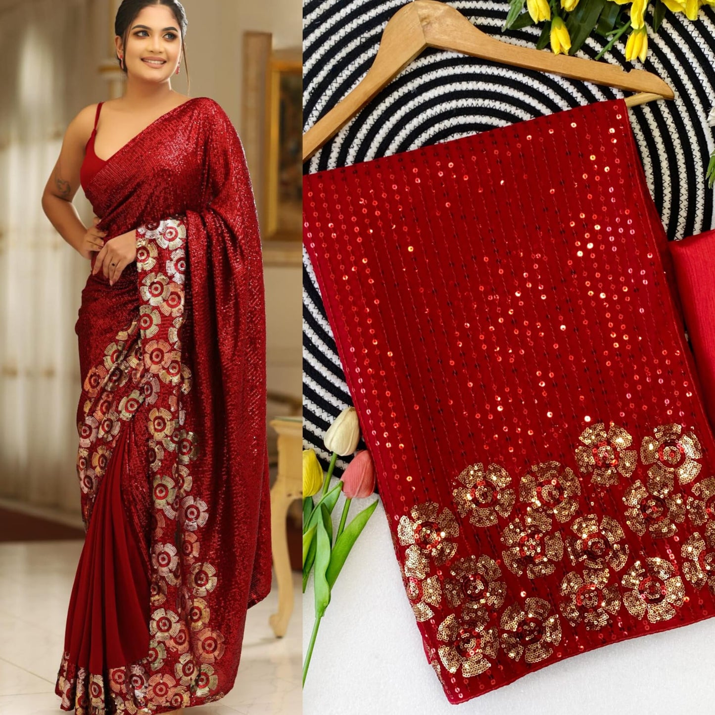 SPECIAL EDITION BLING SAREE – NOW IN 2 STUNNING COLOURS