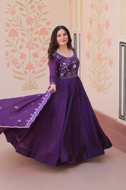 DESIGNER GOWN-DUPATTA SET
