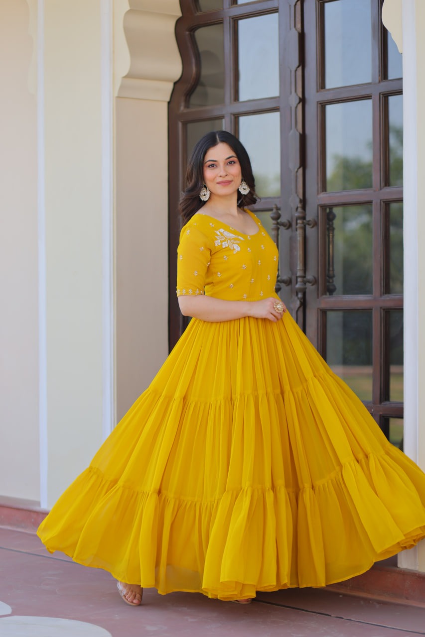 RED & YELLOW READYMADE GOWN COLLECTION