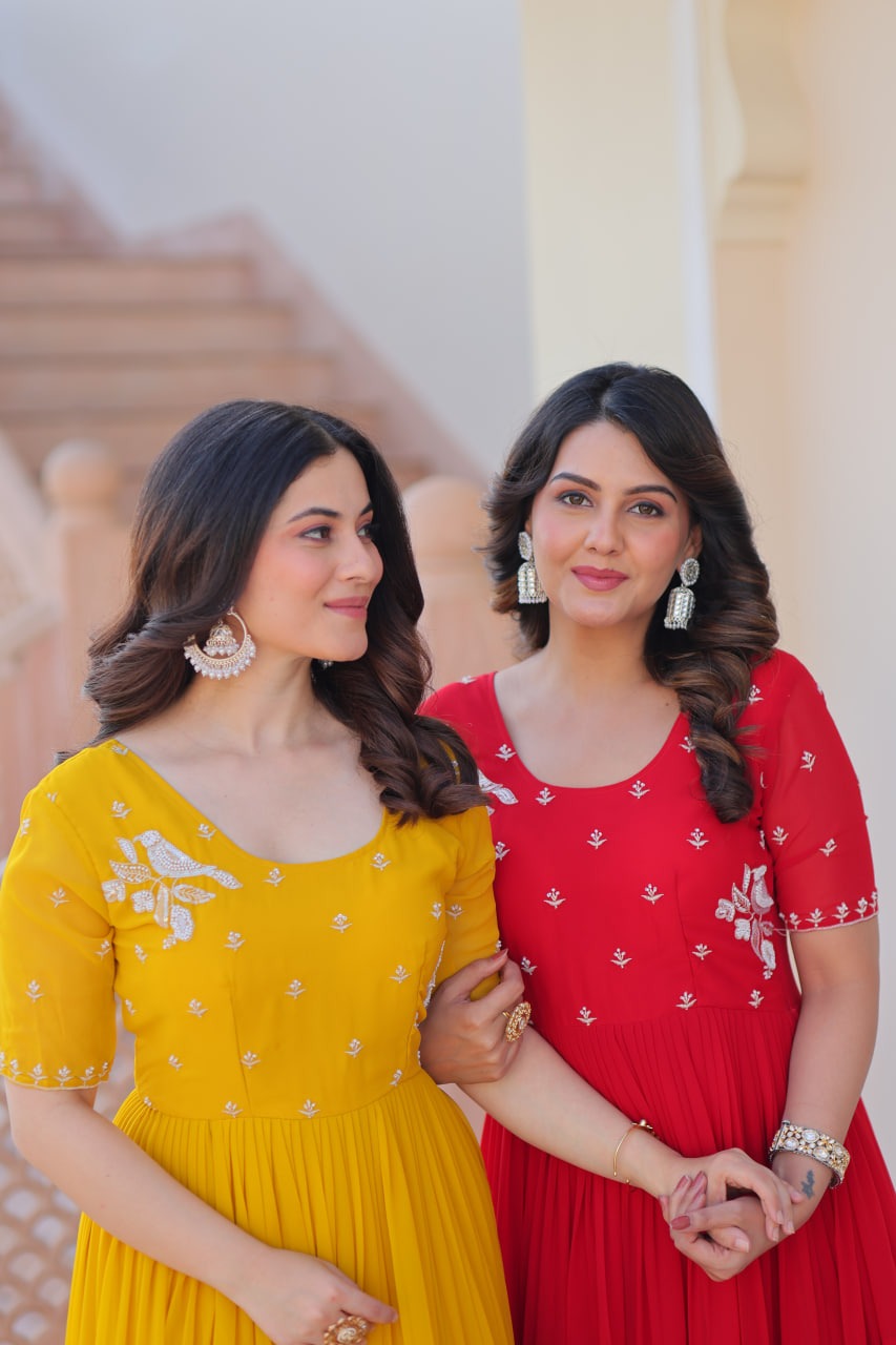 RED & YELLOW READYMADE GOWN COLLECTION