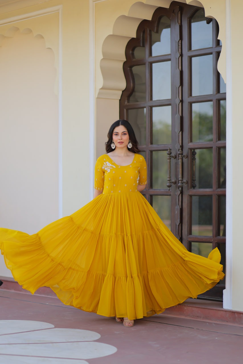 RED & YELLOW READYMADE GOWN COLLECTION