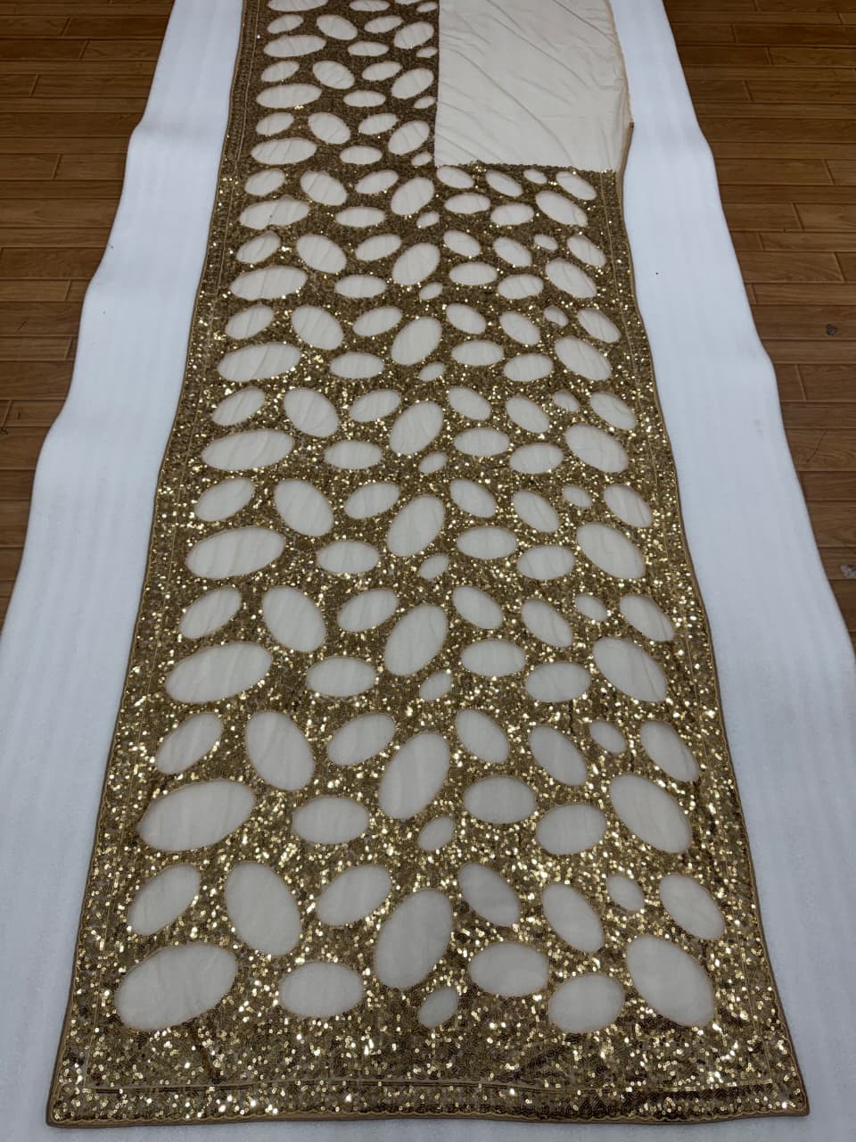 Breathtaking Luxurious Gold Saree