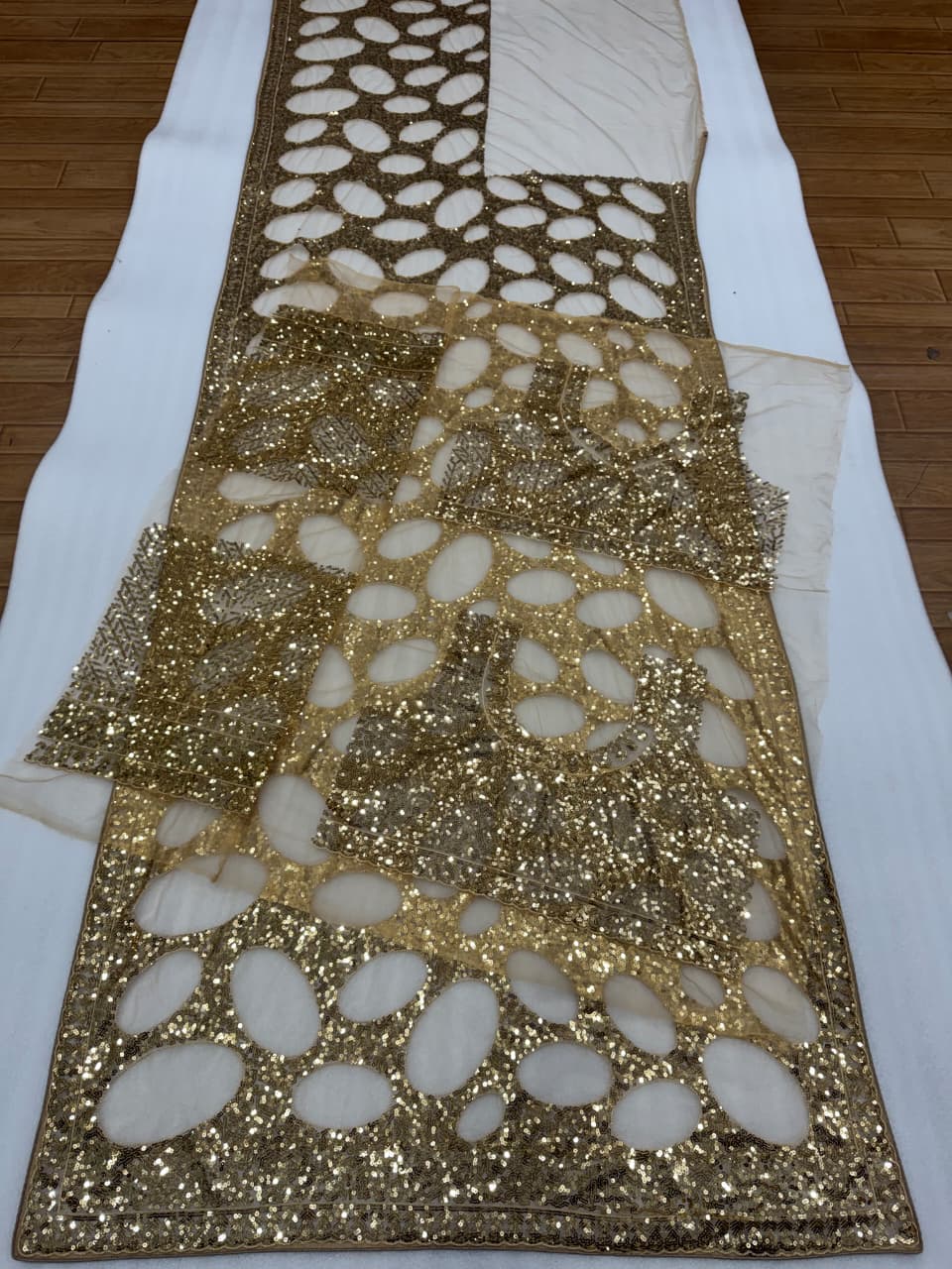 Breathtaking Luxurious Gold Saree
