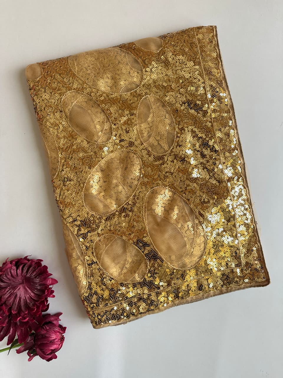 Breathtaking Luxurious Gold Saree