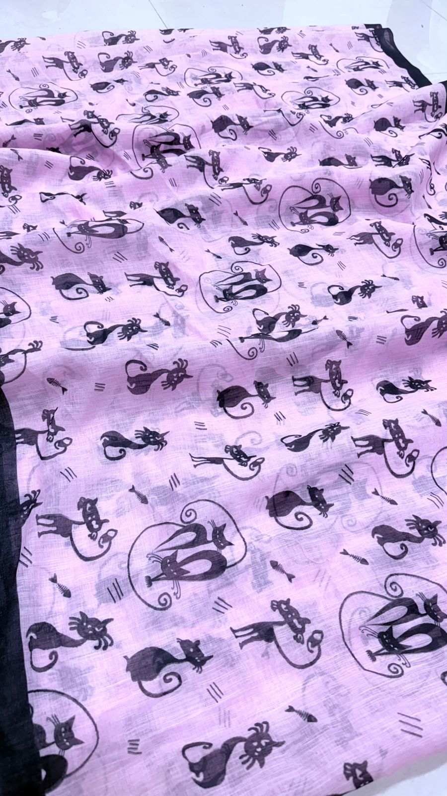 Soft Linen Cotton Sarees