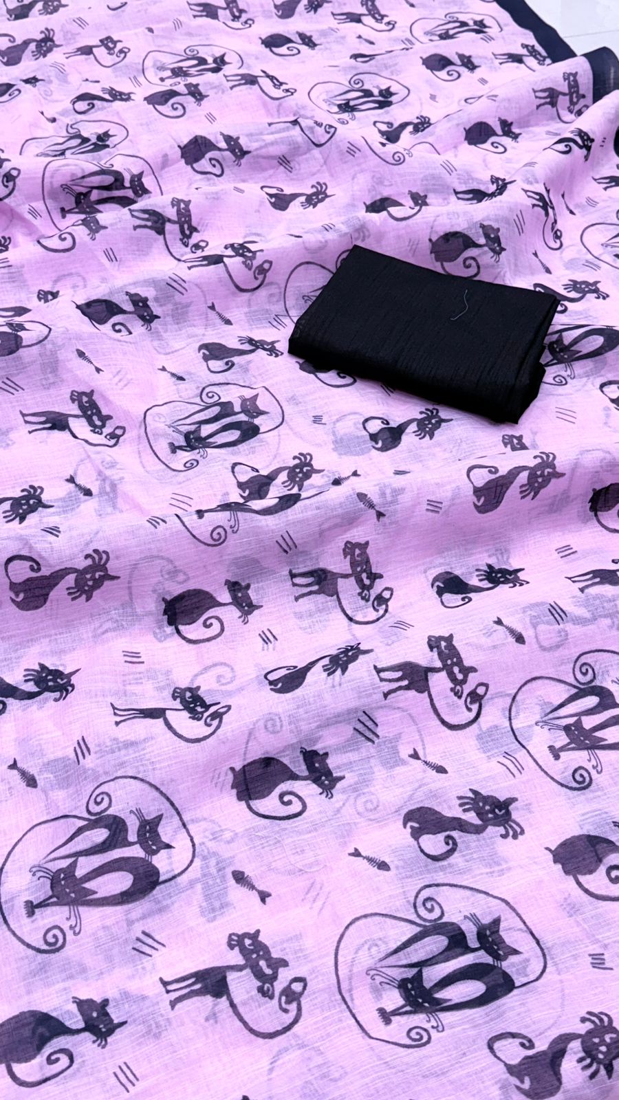 Soft Linen Cotton Sarees