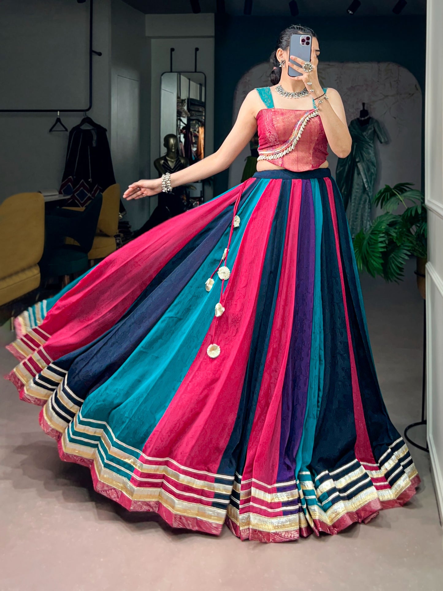 Celebrate Navratri With Striped Style