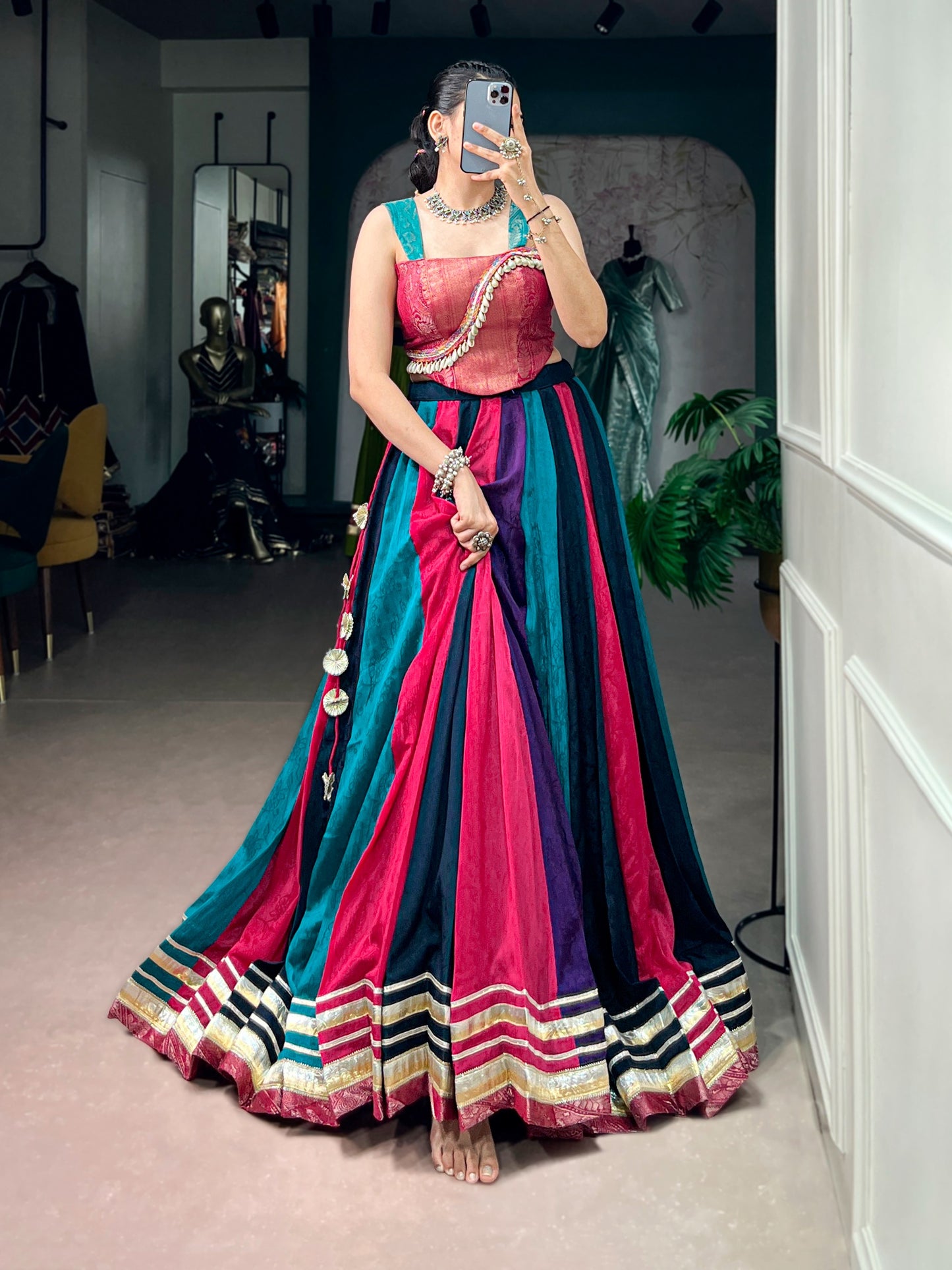 Celebrate Navratri With Striped Style