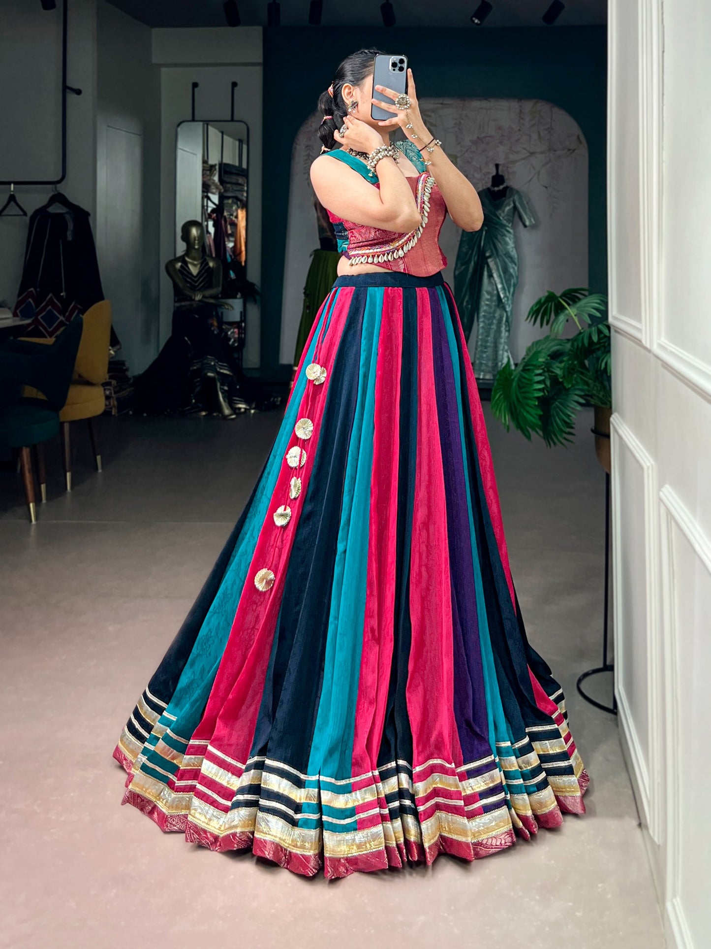 Celebrate Navratri With Striped Style