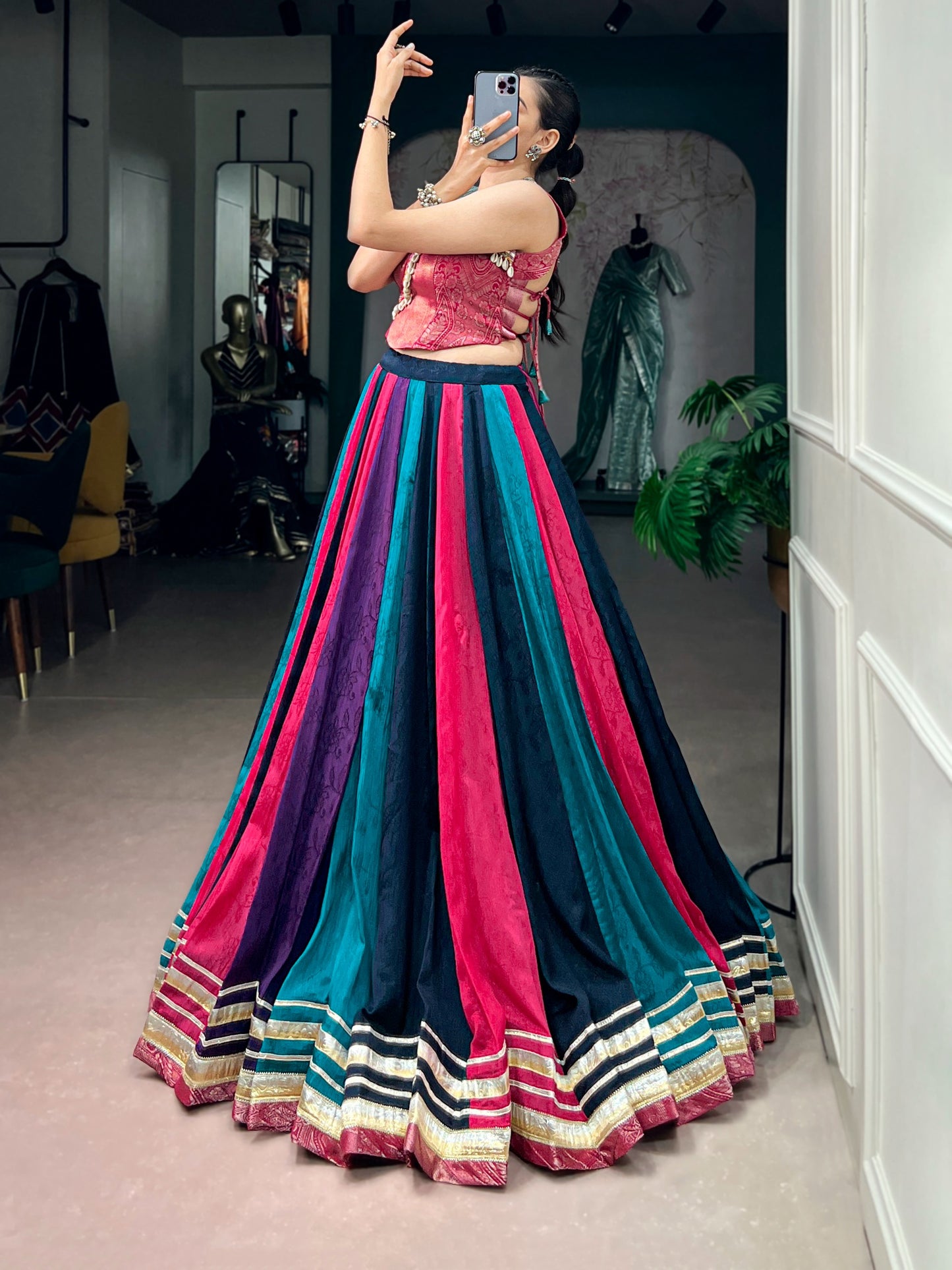 Celebrate Navratri With Striped Style