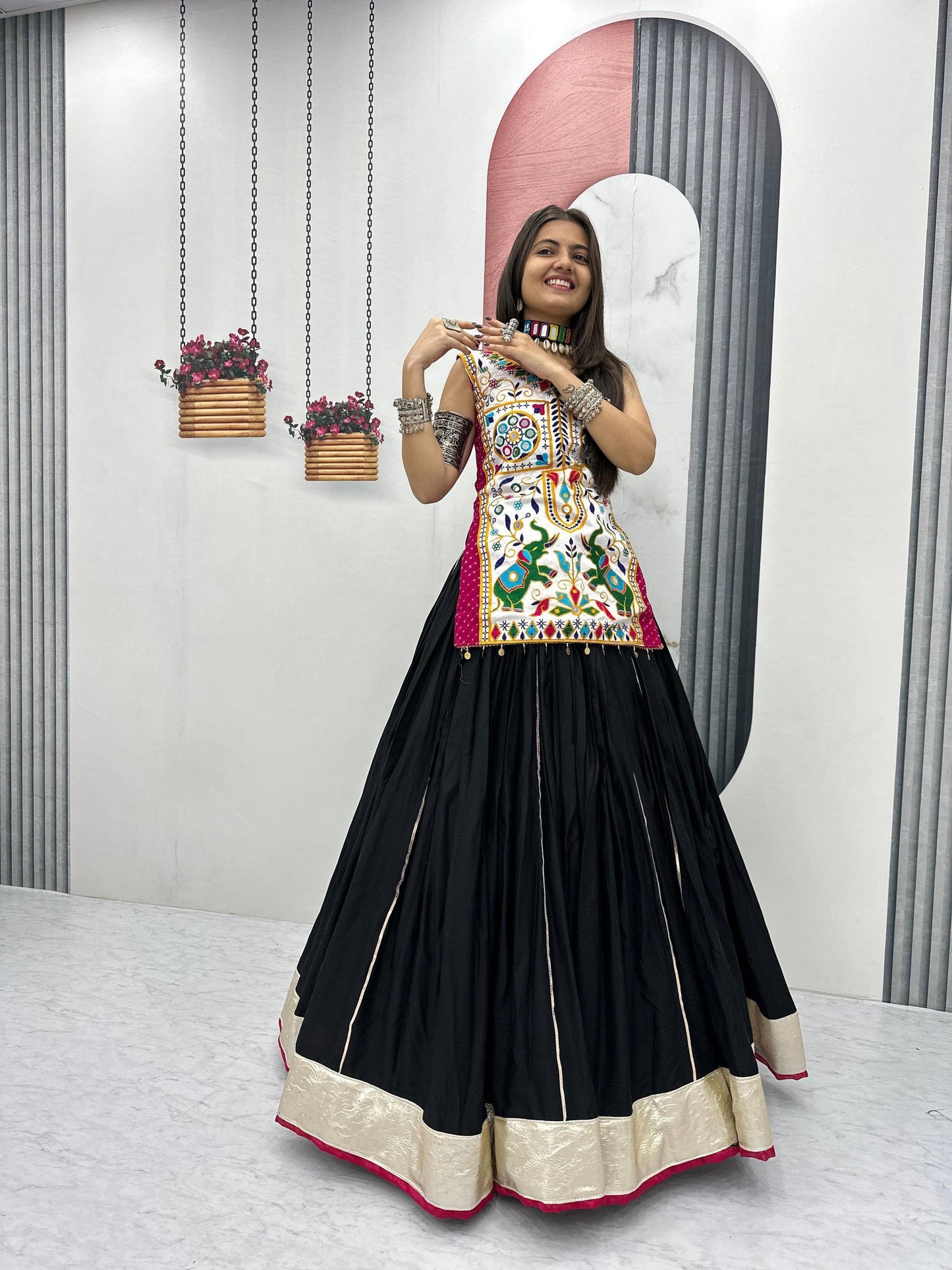 Dandiya Beats Perfect Garba Night Look Outfit