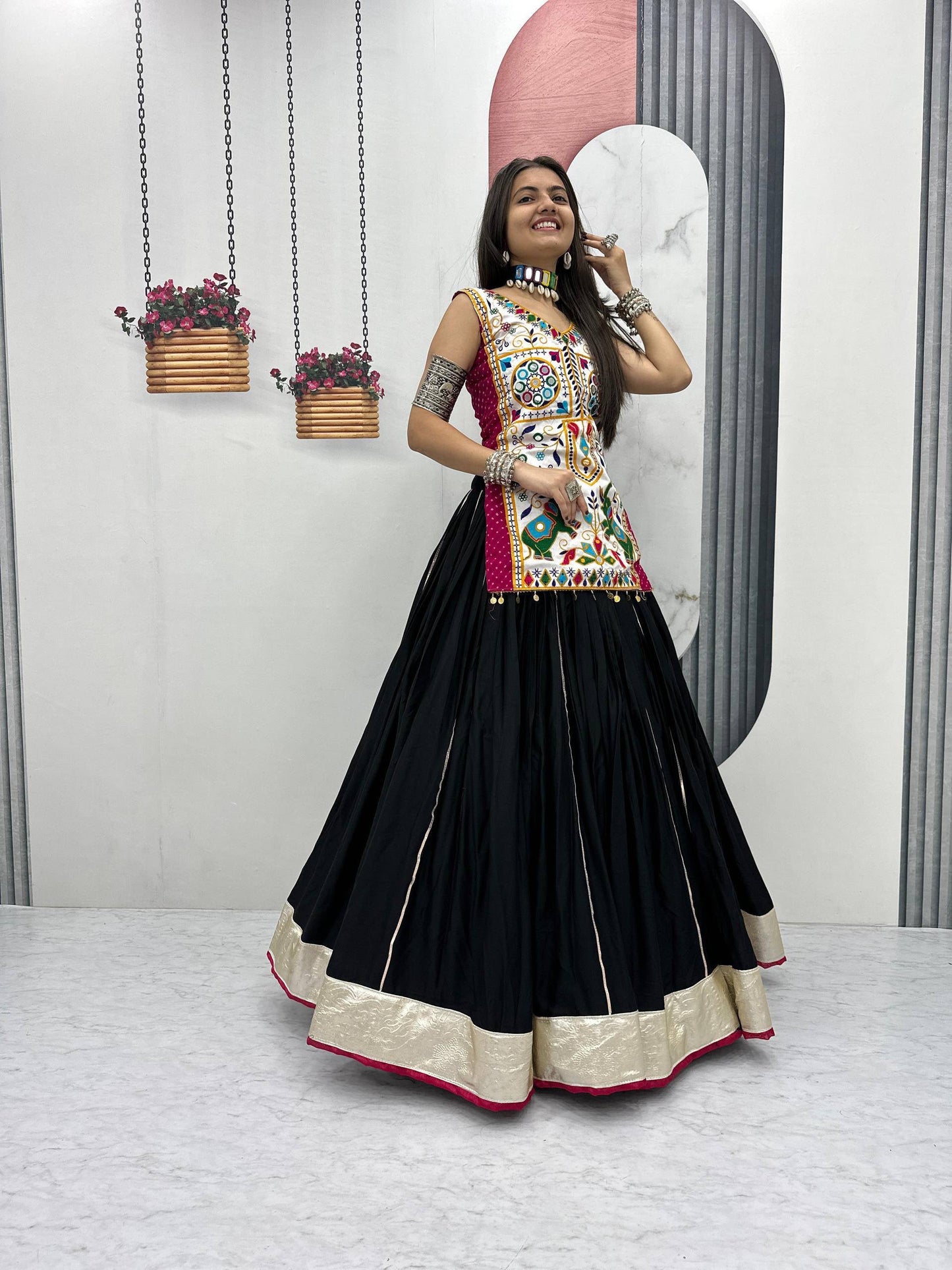 Dandiya Beats Perfect Garba Night Look Outfit