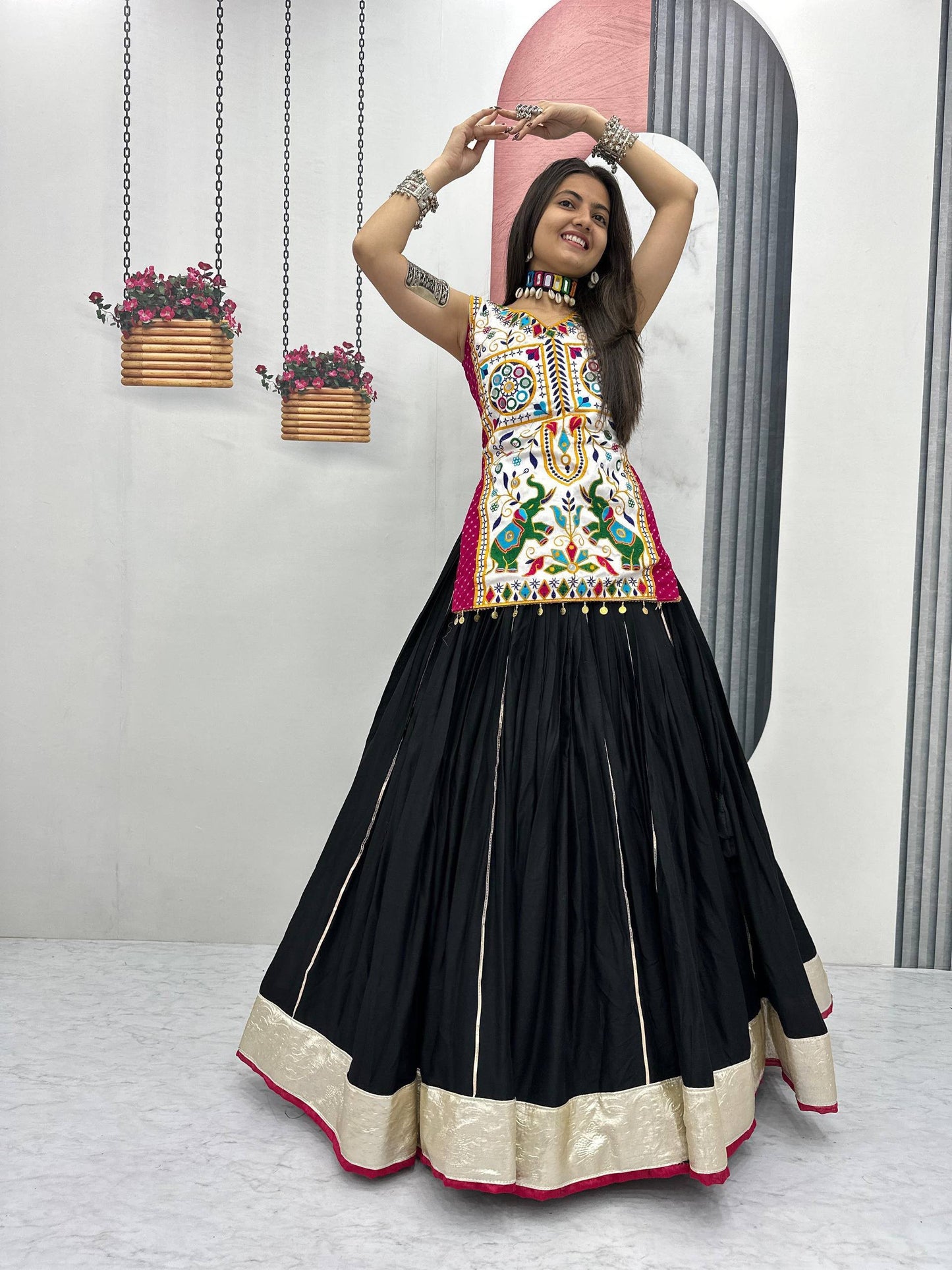 Dandiya Beats Perfect Garba Night Look Outfit