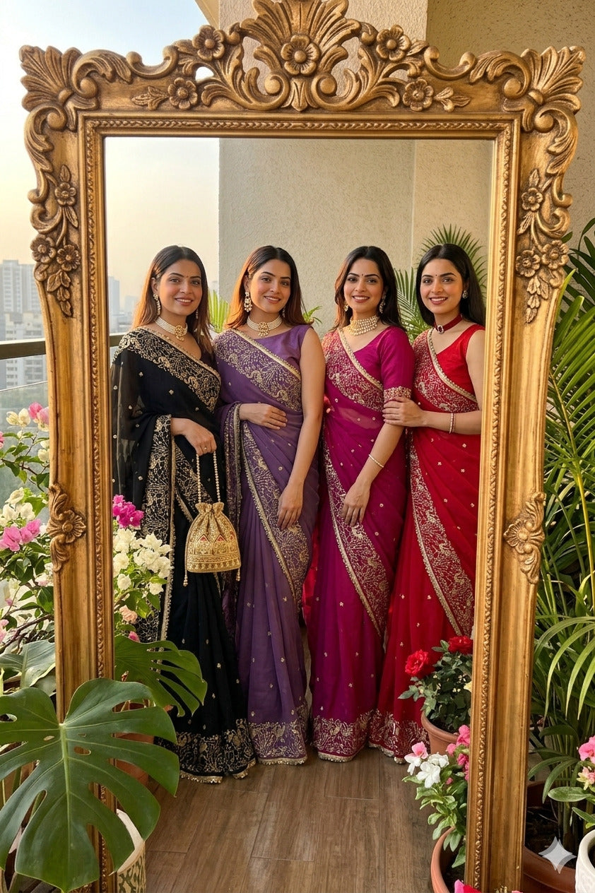 Bollywood Trends Designer Soft Star Georgette Saree