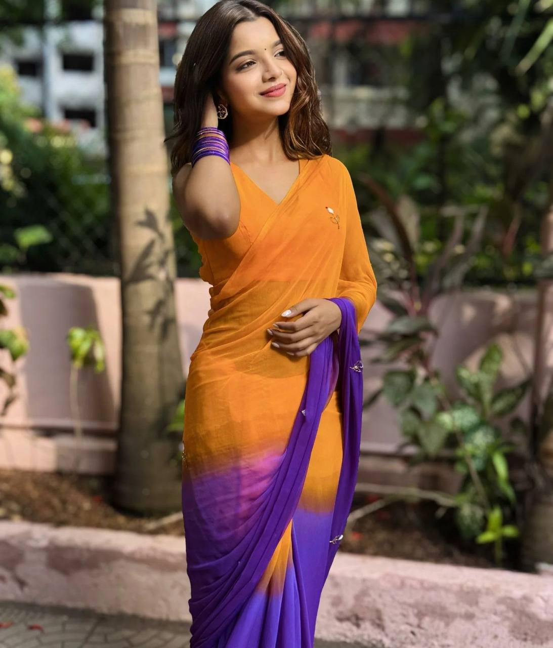 SUMMER FUN HANDWORK KHATALI WORK SAREE