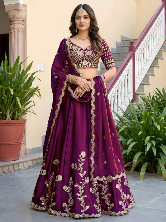 Regal Wine Royal Bloom Lehanga