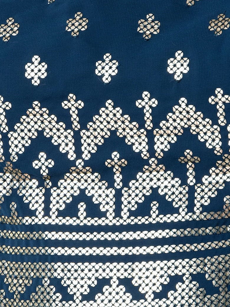 Royal Sapphire Deep Midnight Blue Designer Lehenga