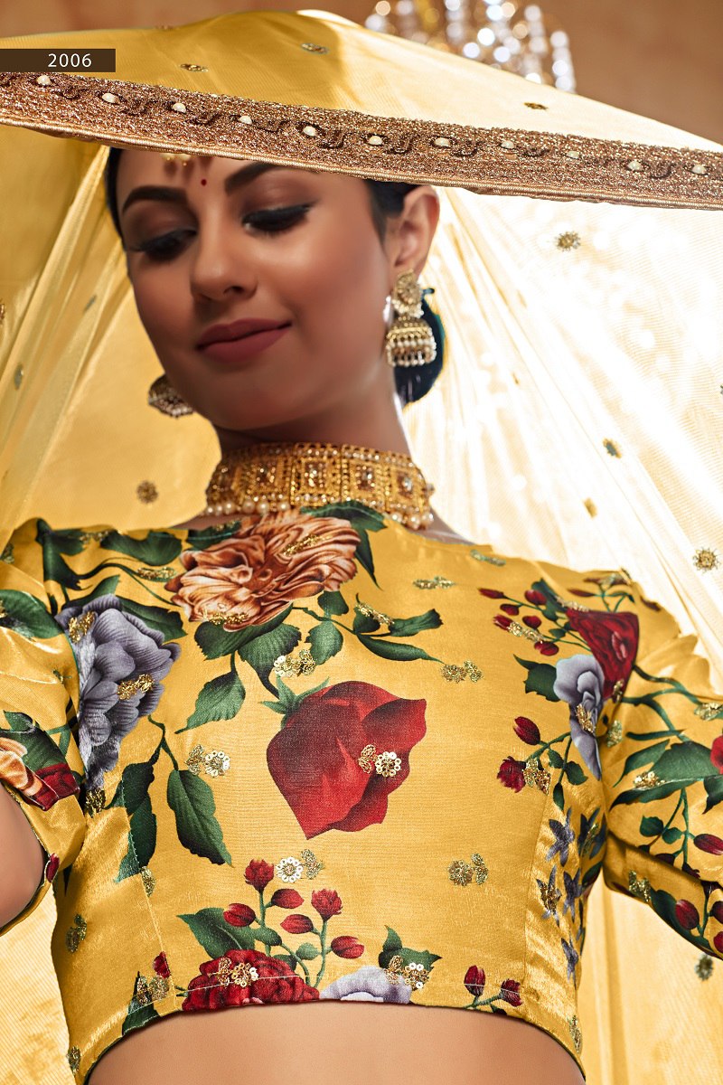 WEDDING SEASON SPECIAL FLOWER PRINTED LEHENGA