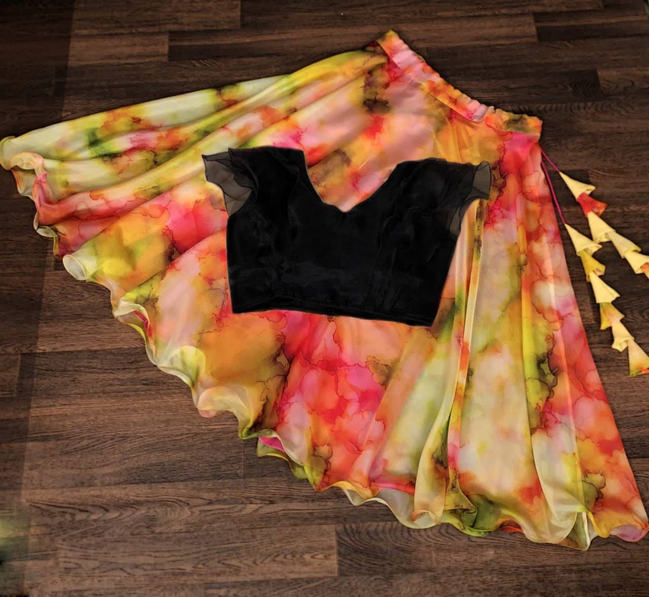 Wake Up, Blink & Just Go  Crop Top Skirt Set