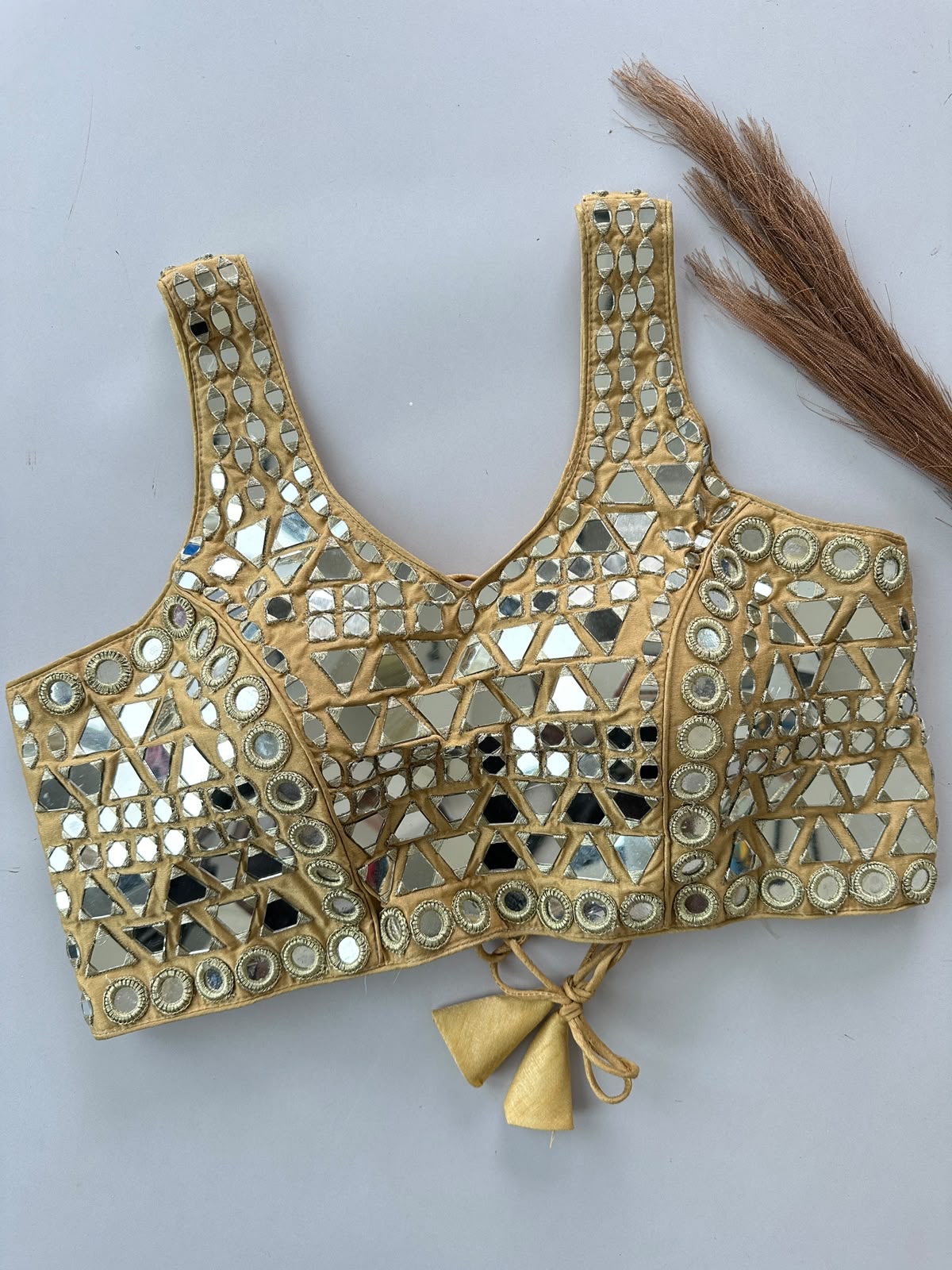 Bollywood Royalty Mirror Work Blouse