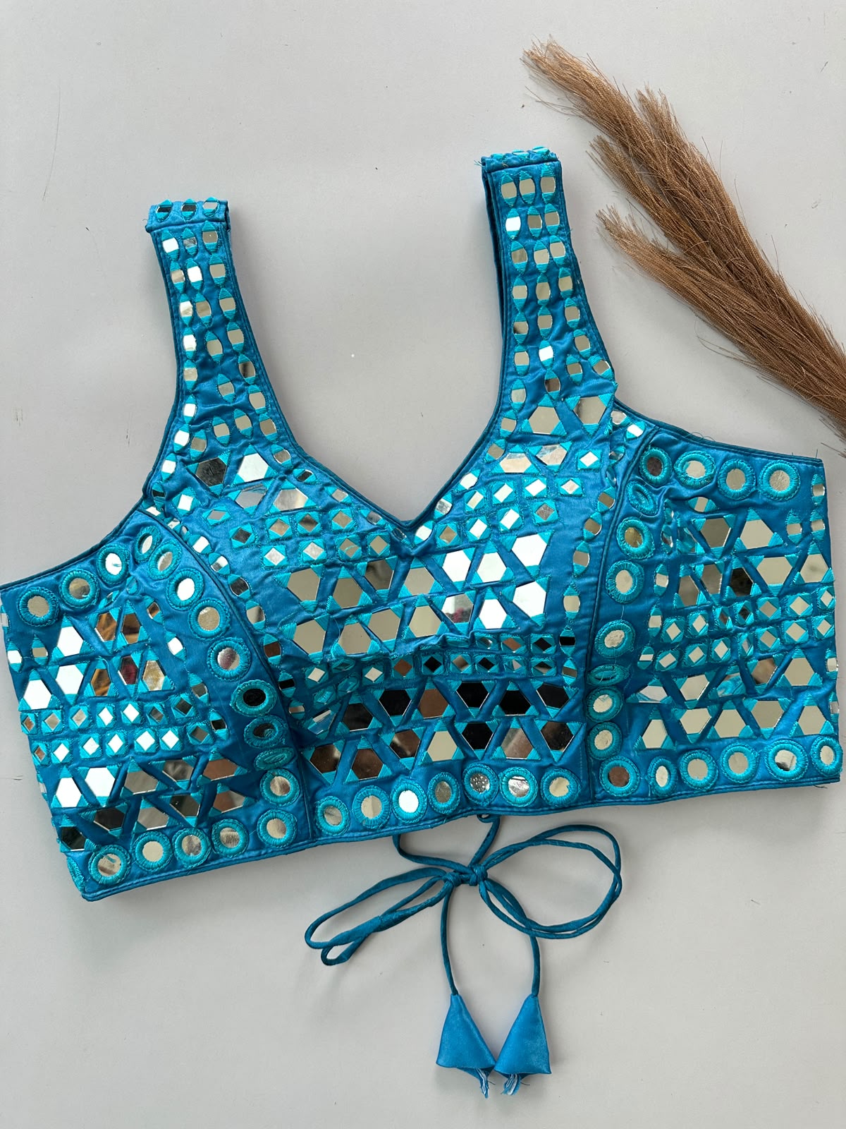 Bollywood Royalty Mirror Work Blouse