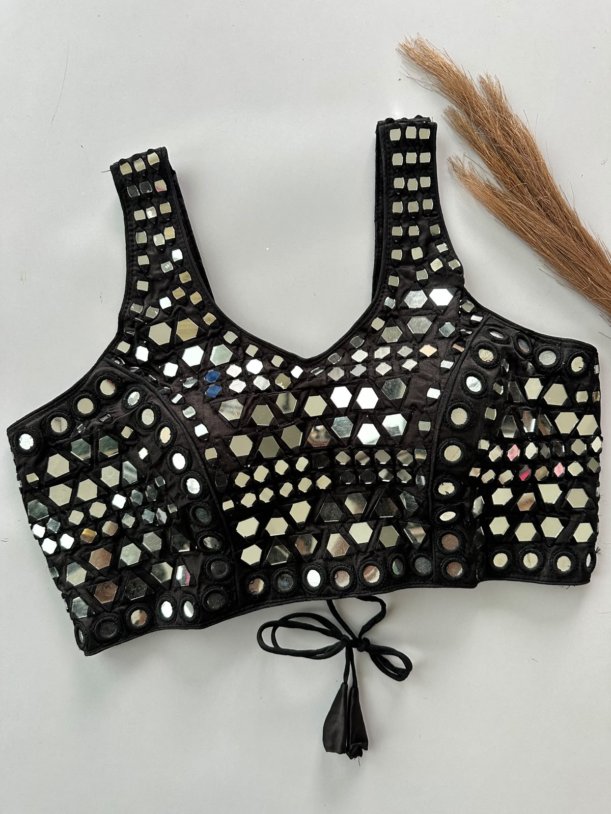 Bollywood Royalty Mirror Work Blouse