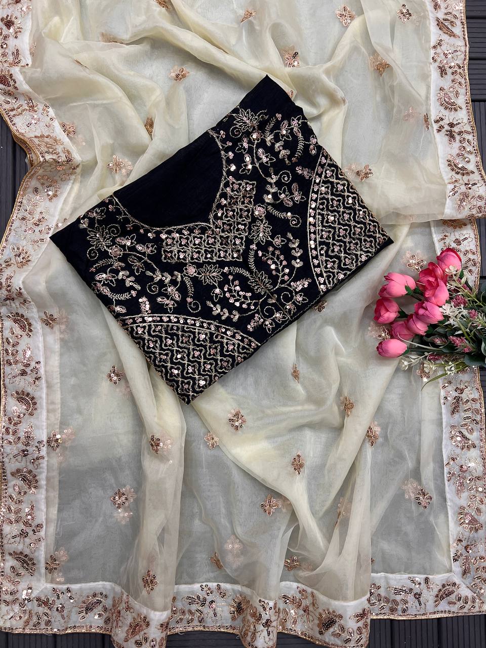 Organza Premium Occasion Wear Party Saree