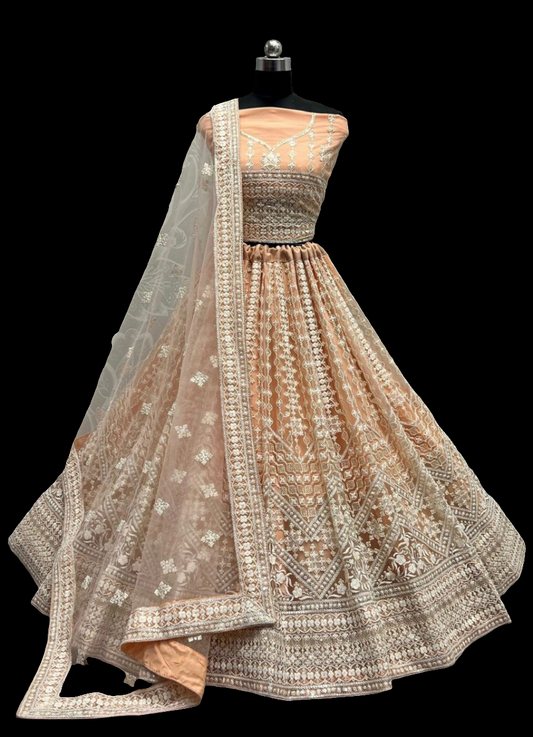 Thread & Sequins Work Designer Party Wear Lehenga