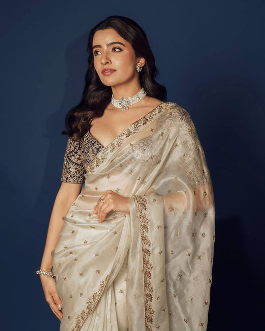 Organza Premium Occasion Wear Party Saree