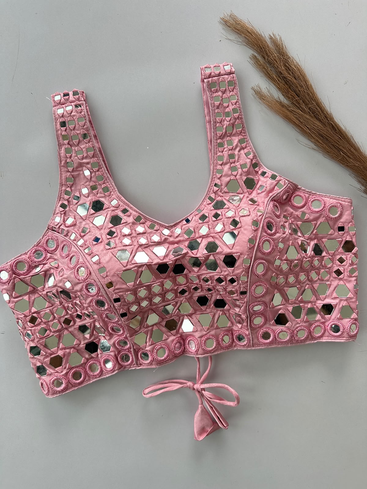 Bollywood Royalty Mirror Work Blouse